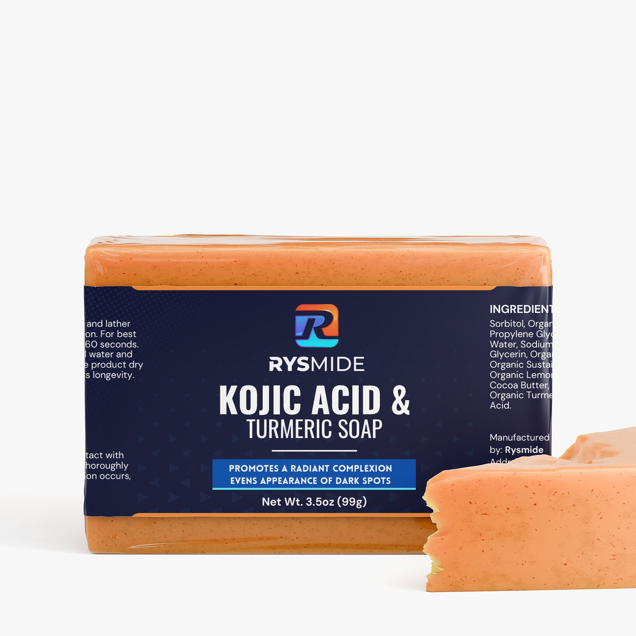 RYSMIDE – KOJIC ACID & TURMERIC SOAP