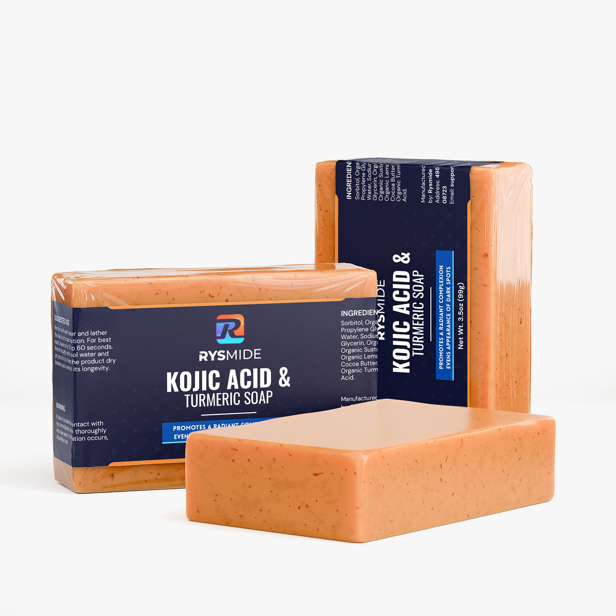 RYSMIDE – KOJIC ACID & TURMERIC SOAP