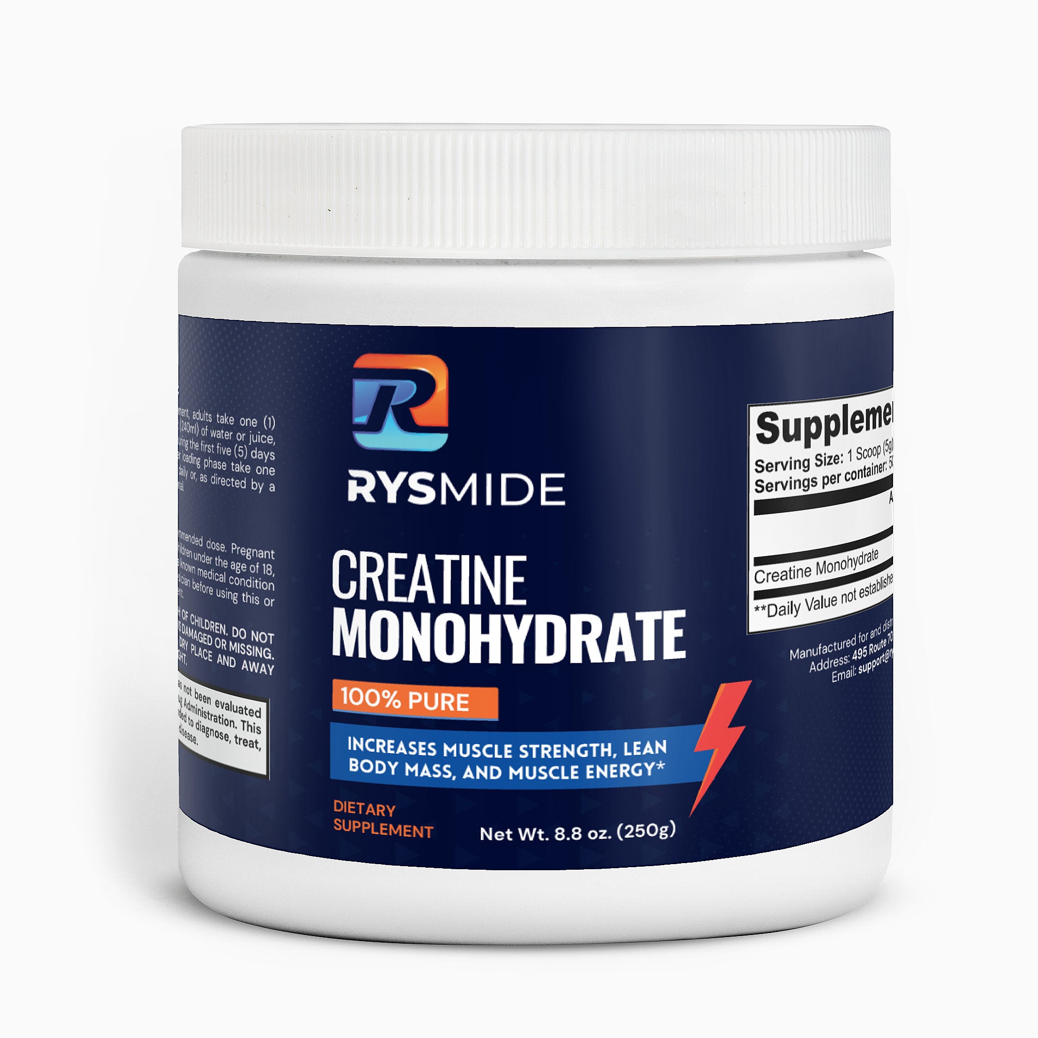 RYSMIDE – PURE CREATINE MONOHYDRATE