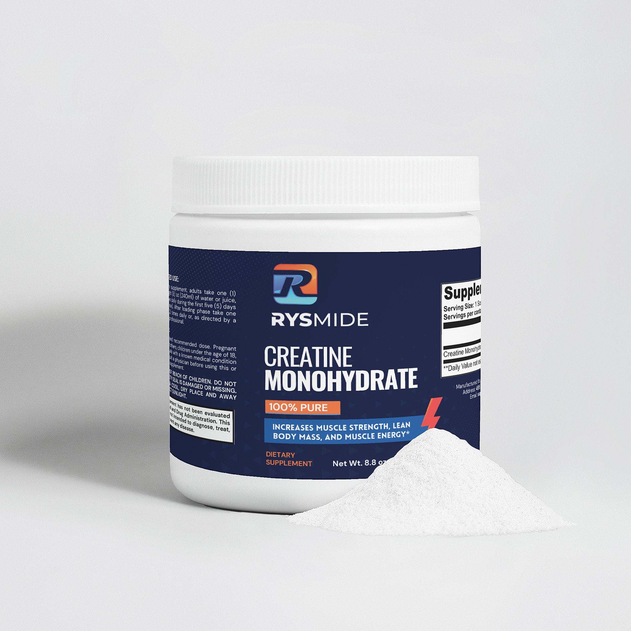 RYSMIDE – PURE CREATINE MONOHYDRATE