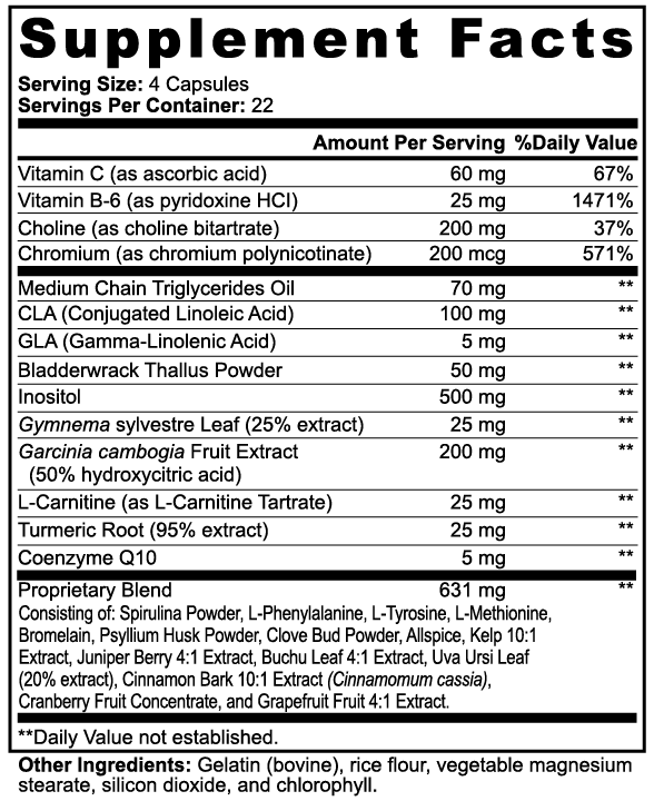 RYSMIDE – FAT BURNER WITH MCT